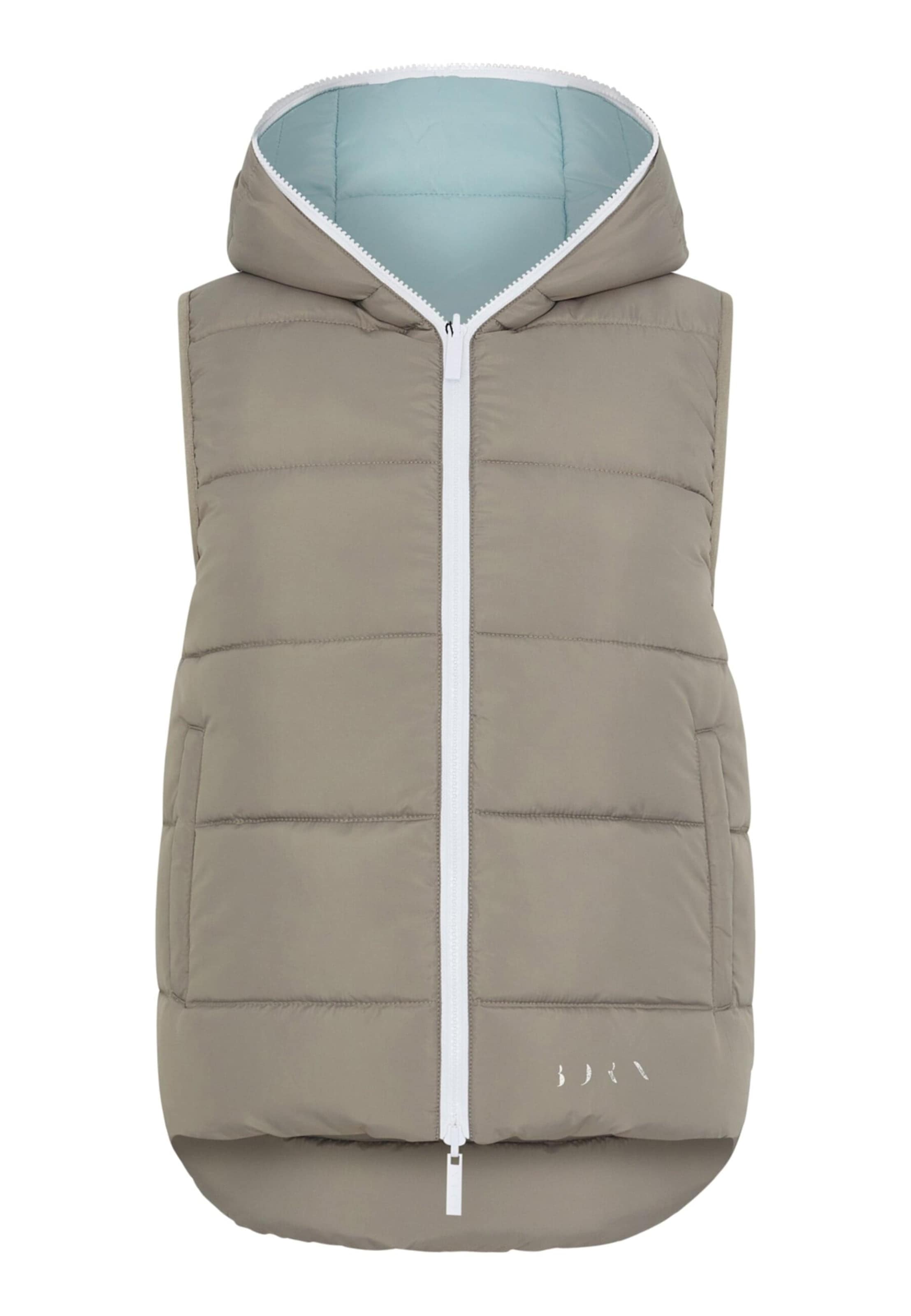 Born Vest 'Hazel' in Beige: front