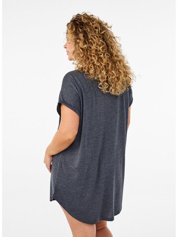 Zizzi Shirt 'MALIS' in Grey