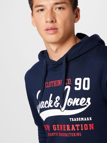 Bluză de molton de la JACK & JONES pe albastru