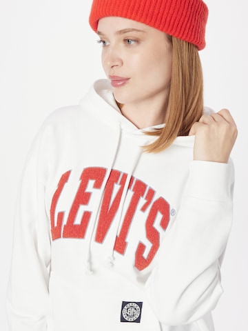LEVI'S ® Bluzka sportowa 'Graphic Standard Hoodie' w kolorze biały