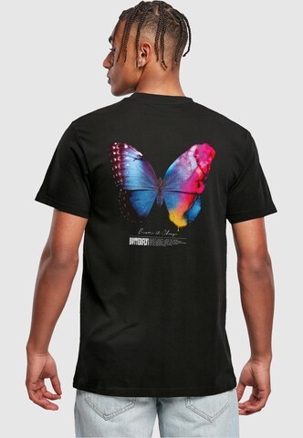 Mister Tee T-Shirt 'Become the Change' in Schwarz: predná strana