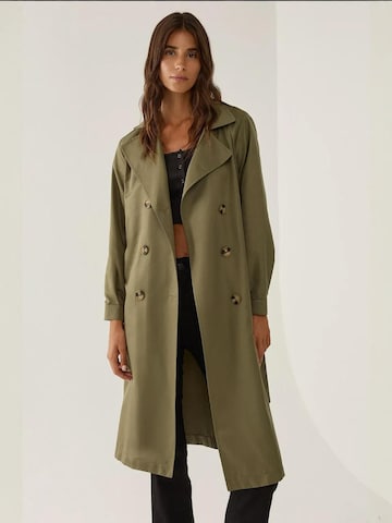 Hiccup Between-Seasons Coat in Green: front