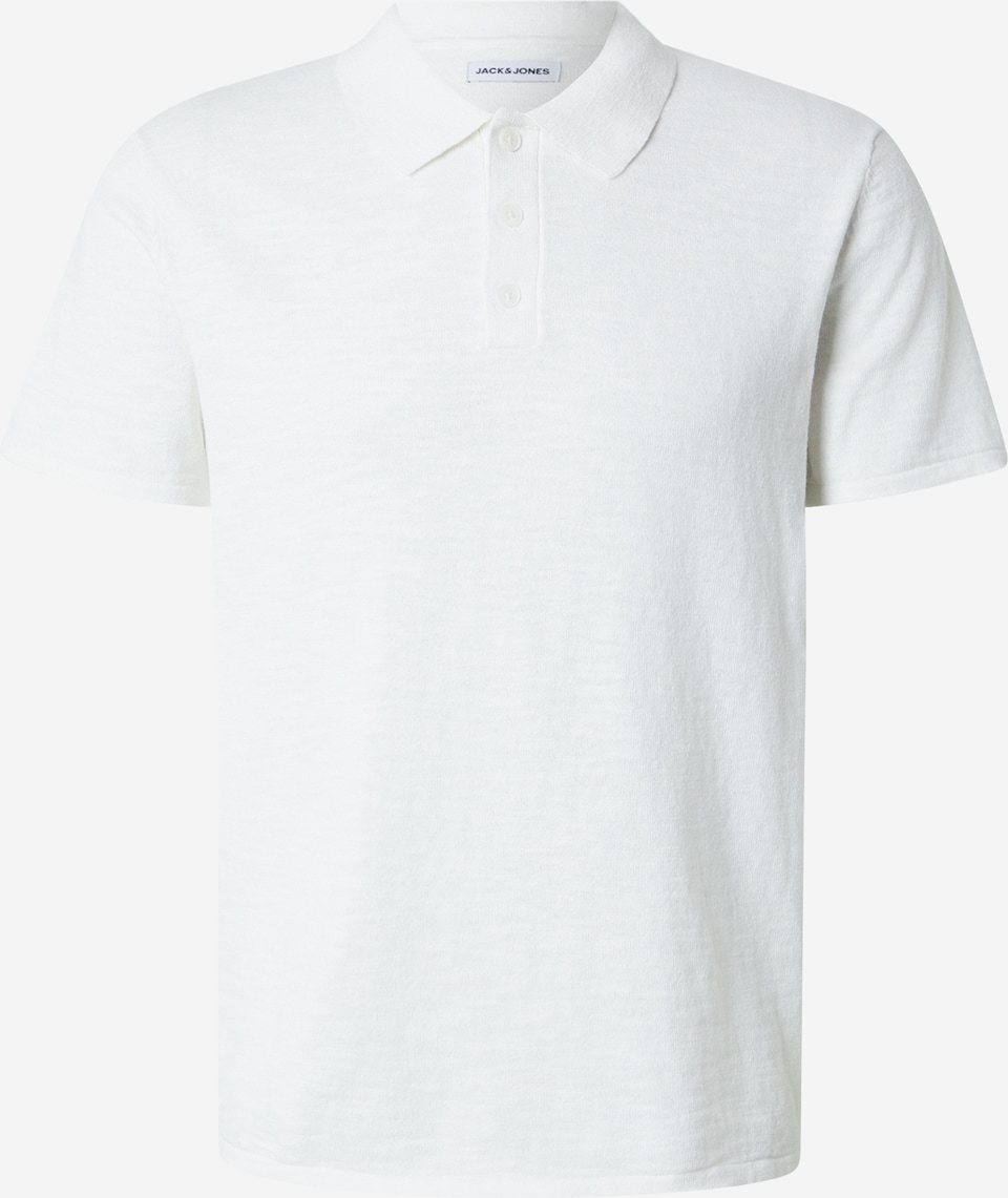 Pulover 'JJKANE' de la JACK & JONES pe alb: față