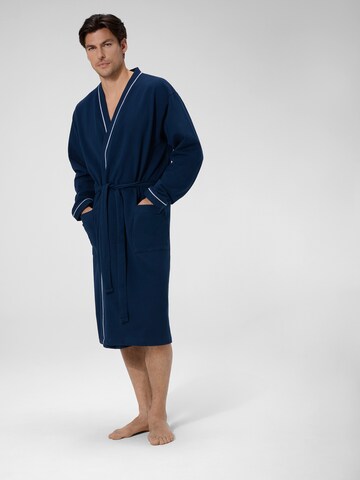 Peignoir court ' Iowa ' Ammann en bleu : devant