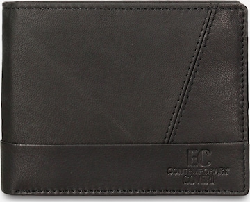 Portamonete 'Portafoglio uomo vera pelle - Astor Prime minimalista' di Coveri Collection in nero: frontale