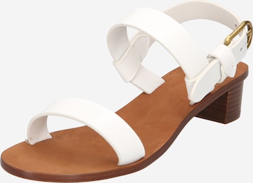 Polo Ralph Lauren Strap Sandals 'ANA' in White: front