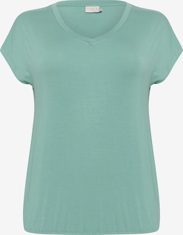 T-shirt 'KCJena' KAFFE CURVE en bleu : devant