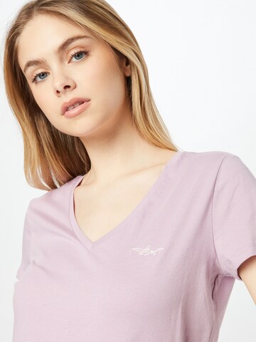 T-shirt TOM TAILOR DENIM en violet