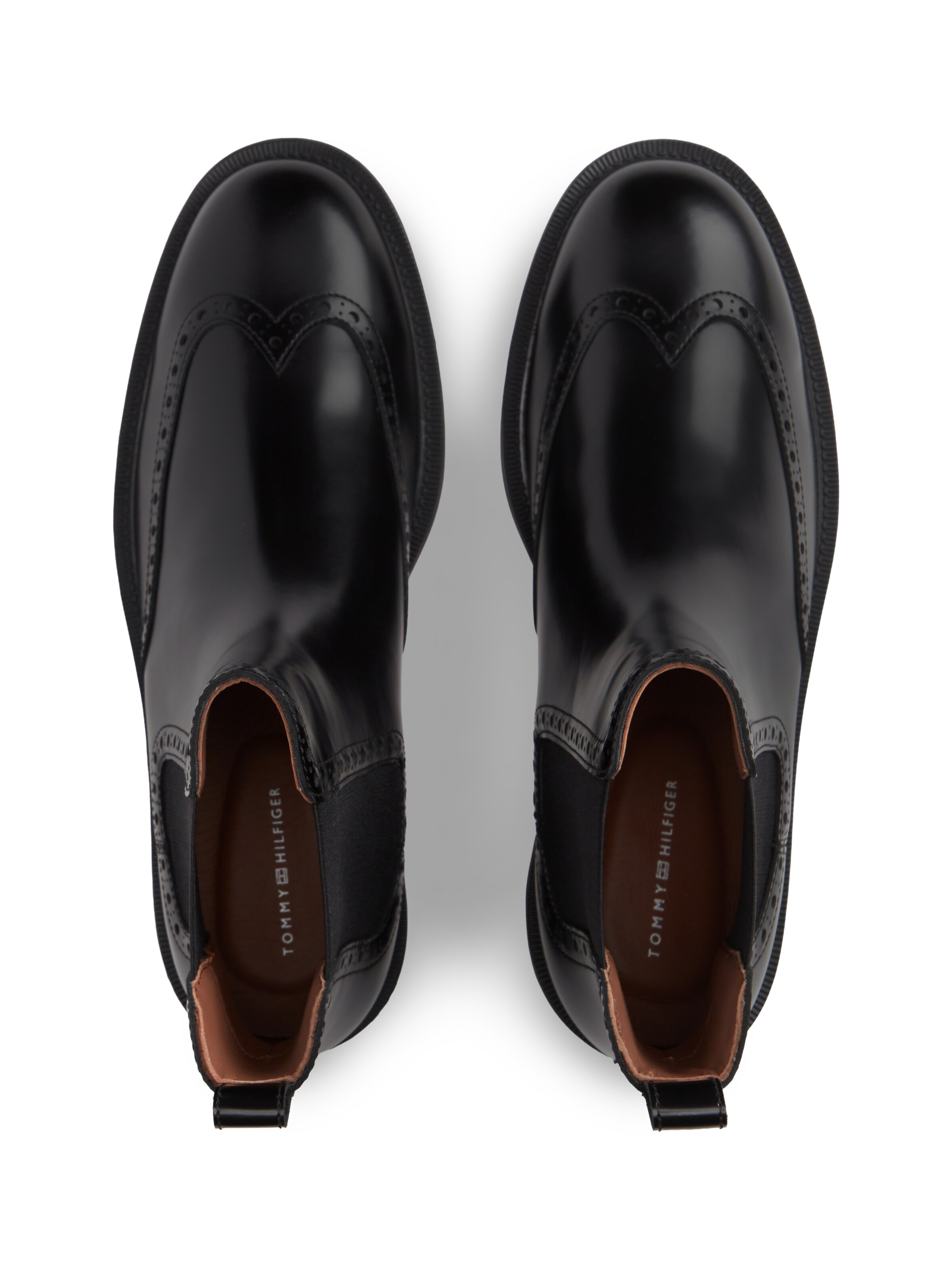 TOMMY HILFIGER Chelsea Boots in Schwarz