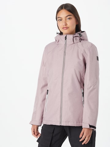 KILLTEC Outdoorová bunda - fialová: predná strana