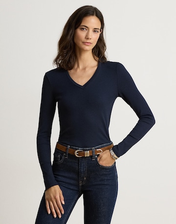 Lauren Ralph Lauren - Camiseta en azul: frente