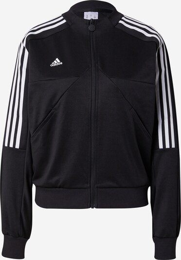 ADIDAS SPORTSWEAR Športna jakna 'Tiro' | črna / bela barva, Prikaz izdelka