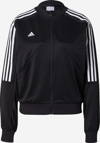 ADIDAS SPORTSWEAR Athletic Jacket 'Tiro' in Black: front