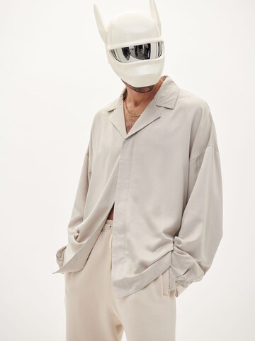 Smiles Regular Fit Hemd 'Till' in Beige: Vorderseite