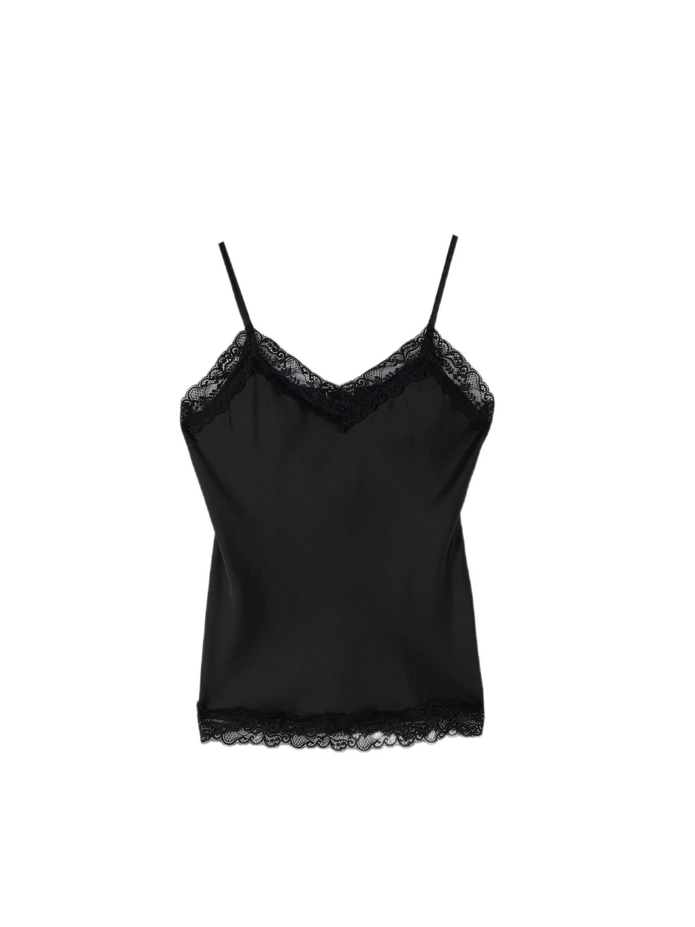 oltre Blouse in Zwart: voorkant