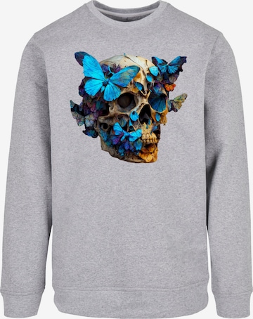 F4NT4STIC Sweatshirt 'Schmetterling' in Grau: predná strana