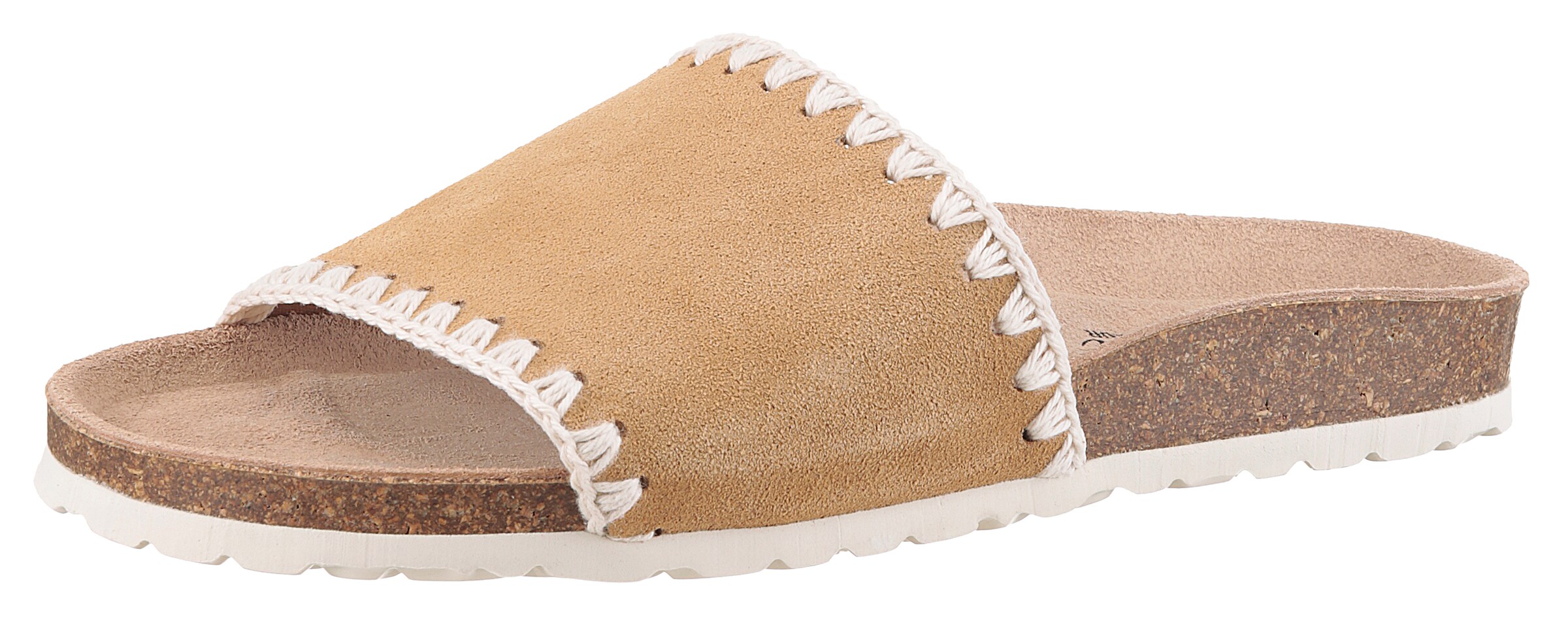 Aniston Pantolette in Beige: Vorderseite