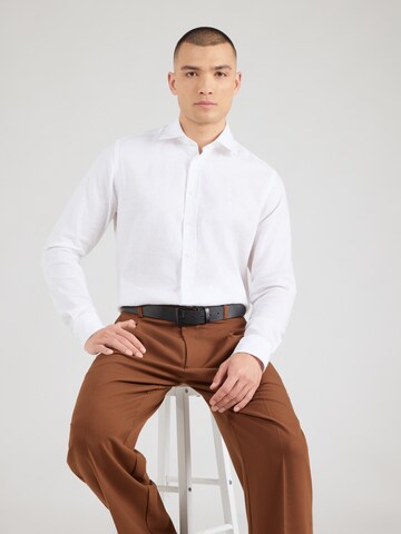 Regular fit Cămașă de la Karl Lagerfeld pe alb: față
