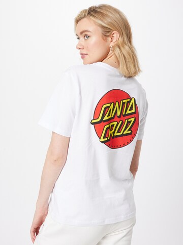 Maglietta di Santa Cruz in bianco