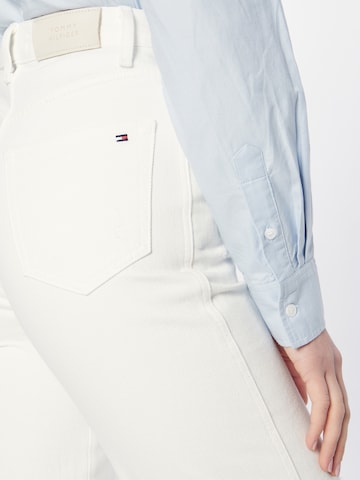 TOMMY HILFIGER Normalny krój Jeansy w kolorze biały