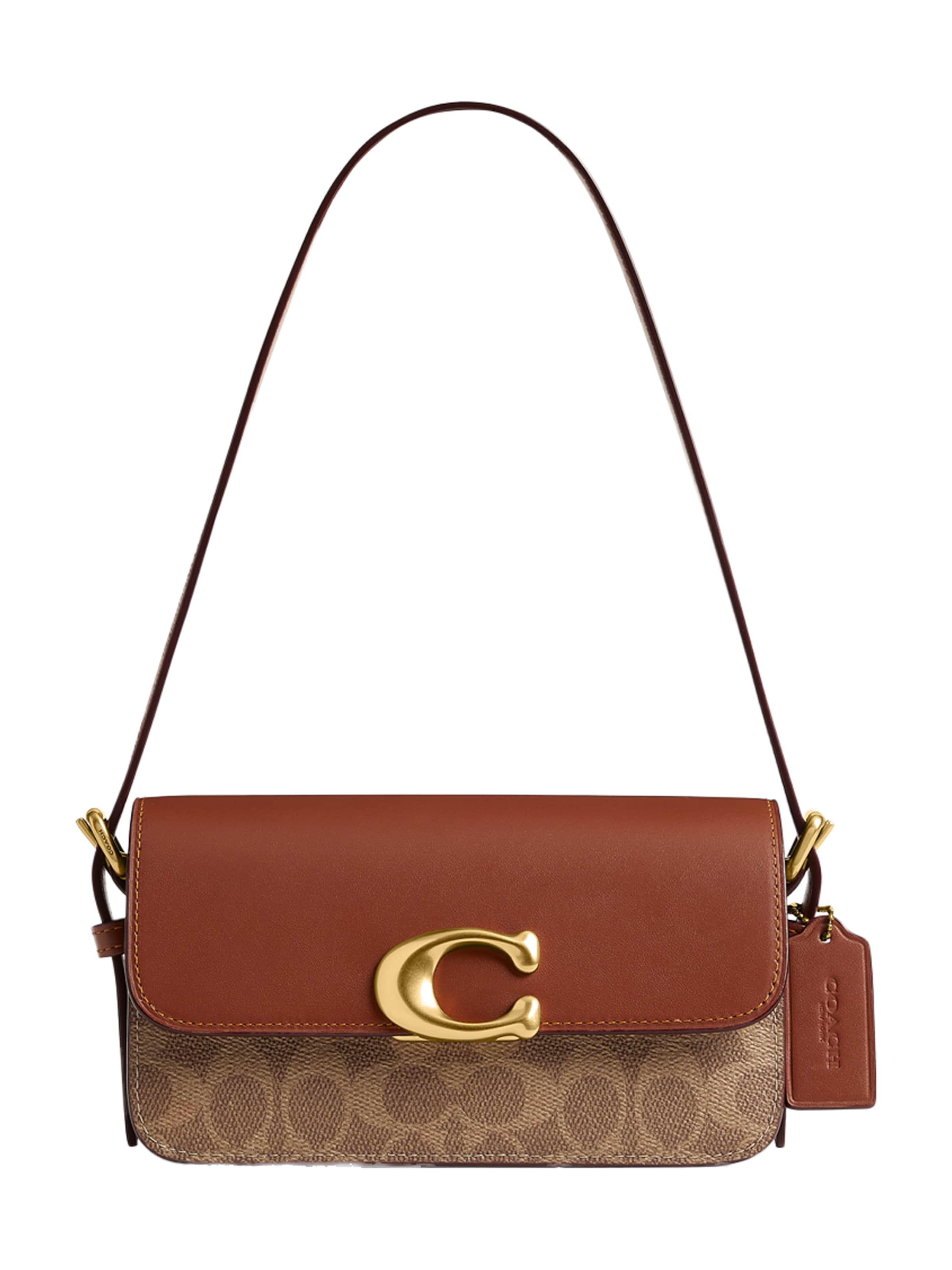 Borsa a spalla 'Zoe' di COACH in marrone: frontale