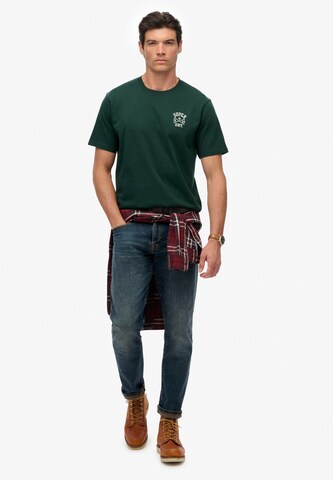 T-Shirt Superdry & Co en vert