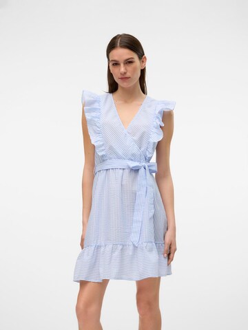 VERO MODA Jurk 'Millie' in Blauw: voorkant