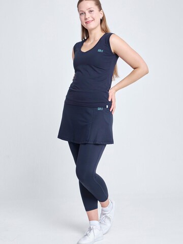 SPORTKIND Sporttop 'Loose Fit V-Neck' in Blauw