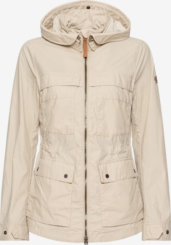 CAMEL ACTIVE Leichte Jacke mit abnehmbarer Kapuze in Beige: predná strana