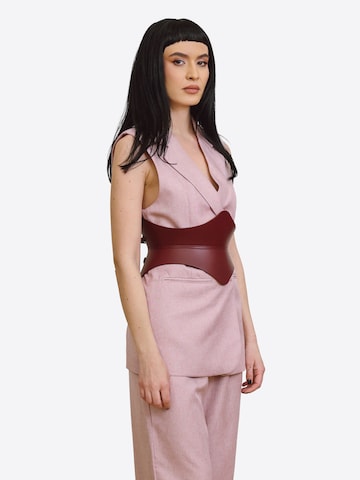 Haute Cuir - Cinturón 'Soreen' en rojo