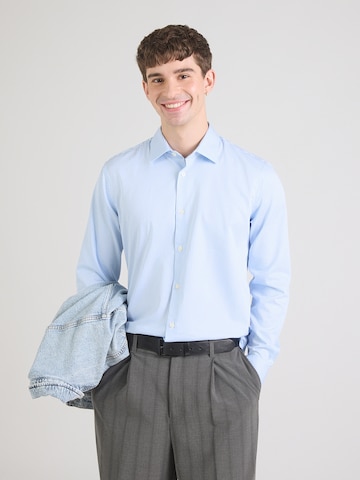 Only & Sons Slim Fit Hemd 'ONSJIM' in Blau: Vorderseite