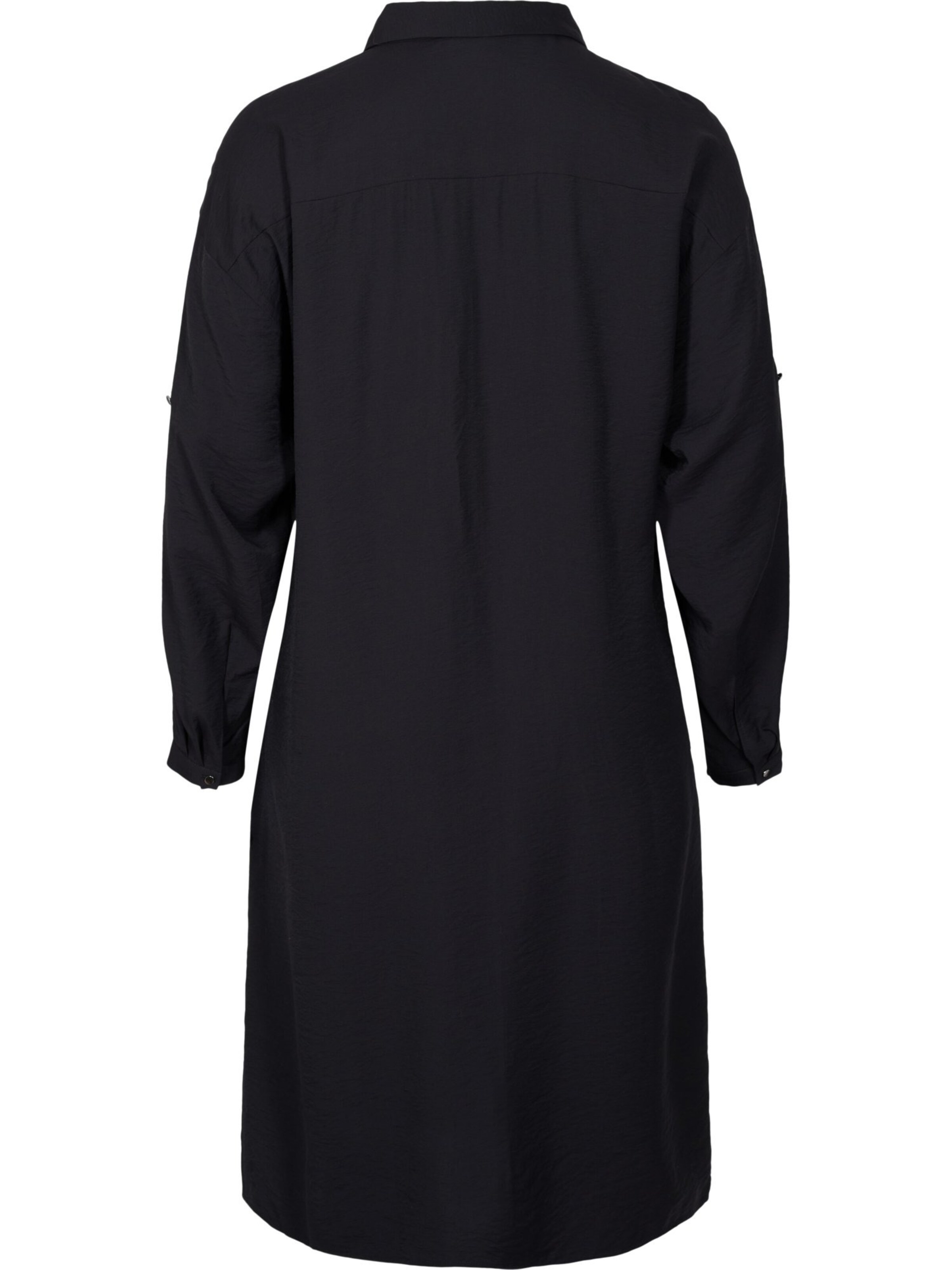 Frauen Große Größen Zizzi Kleid 'Fahit' in Schwarz - EV35446
