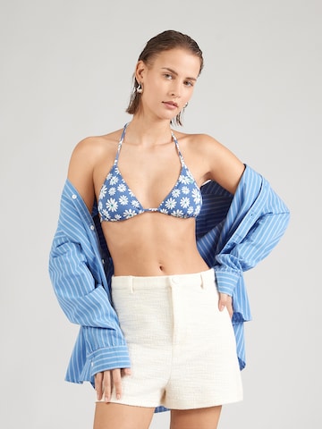 Triunghi Sutien costum de baie 'Essentials Tiki Tri' de la ROXY pe albastru