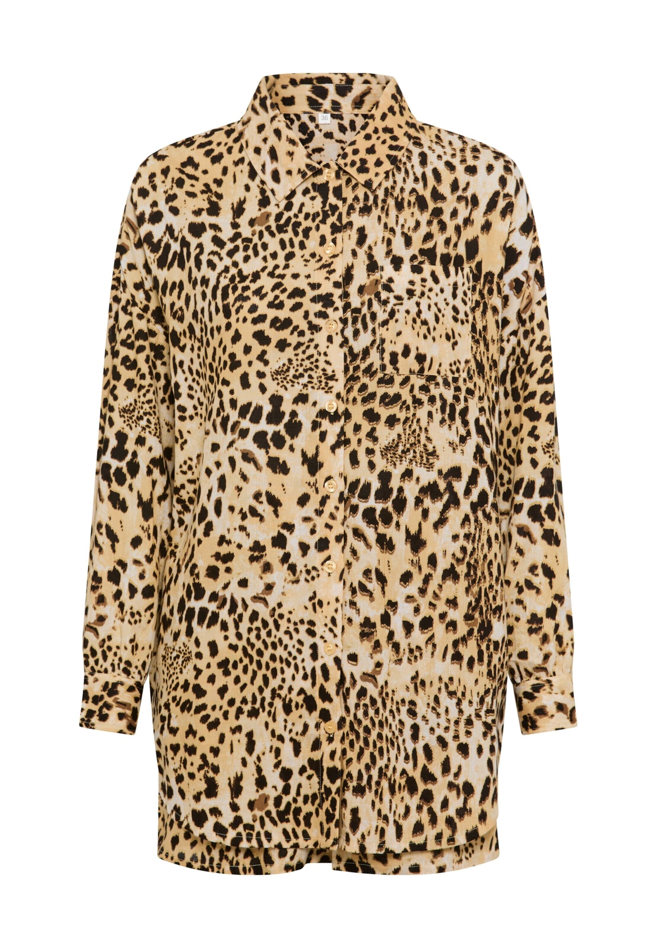 LSCN by LASCANA Blúz - barna: elől