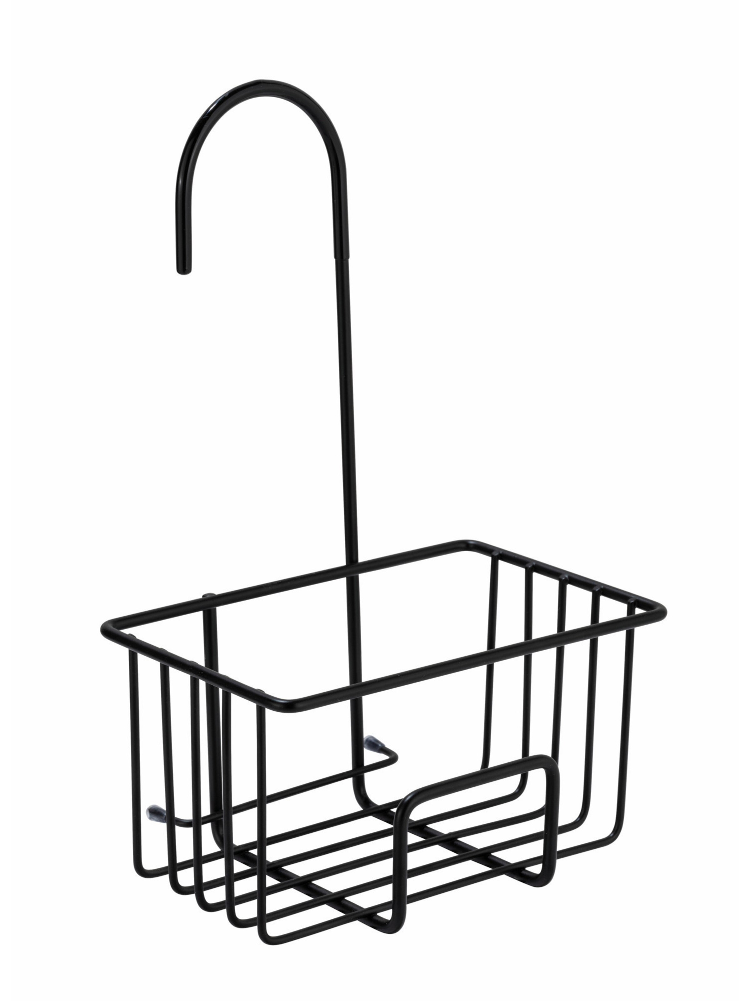 Wenko Shower Accessories 'Milito' in Black: front