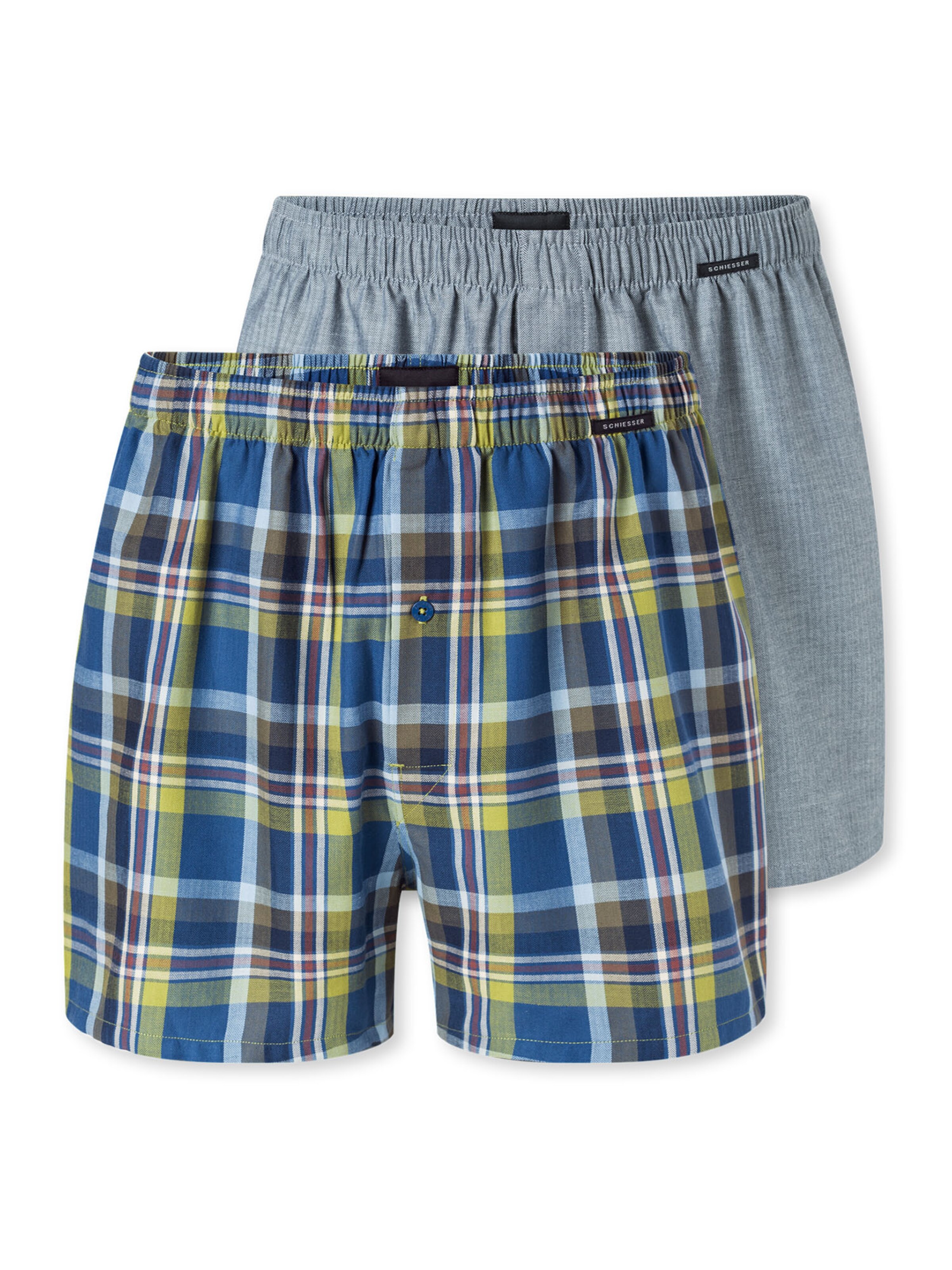 SCHIESSER Boxer ' Boxershorts ' in Blau: Vorderseite