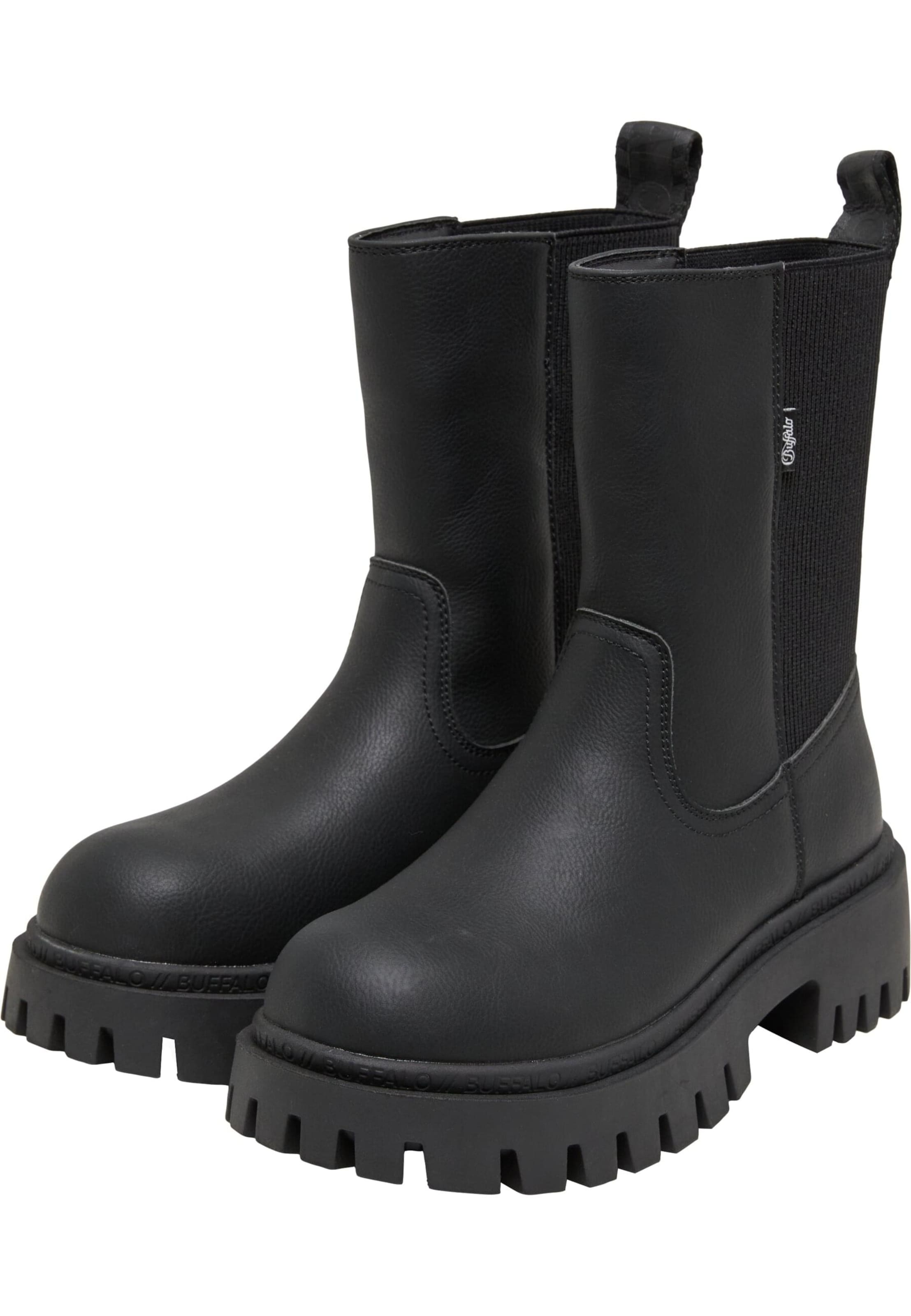 BUFFALO Chelsea čižmy 'Zanos' - Čierna