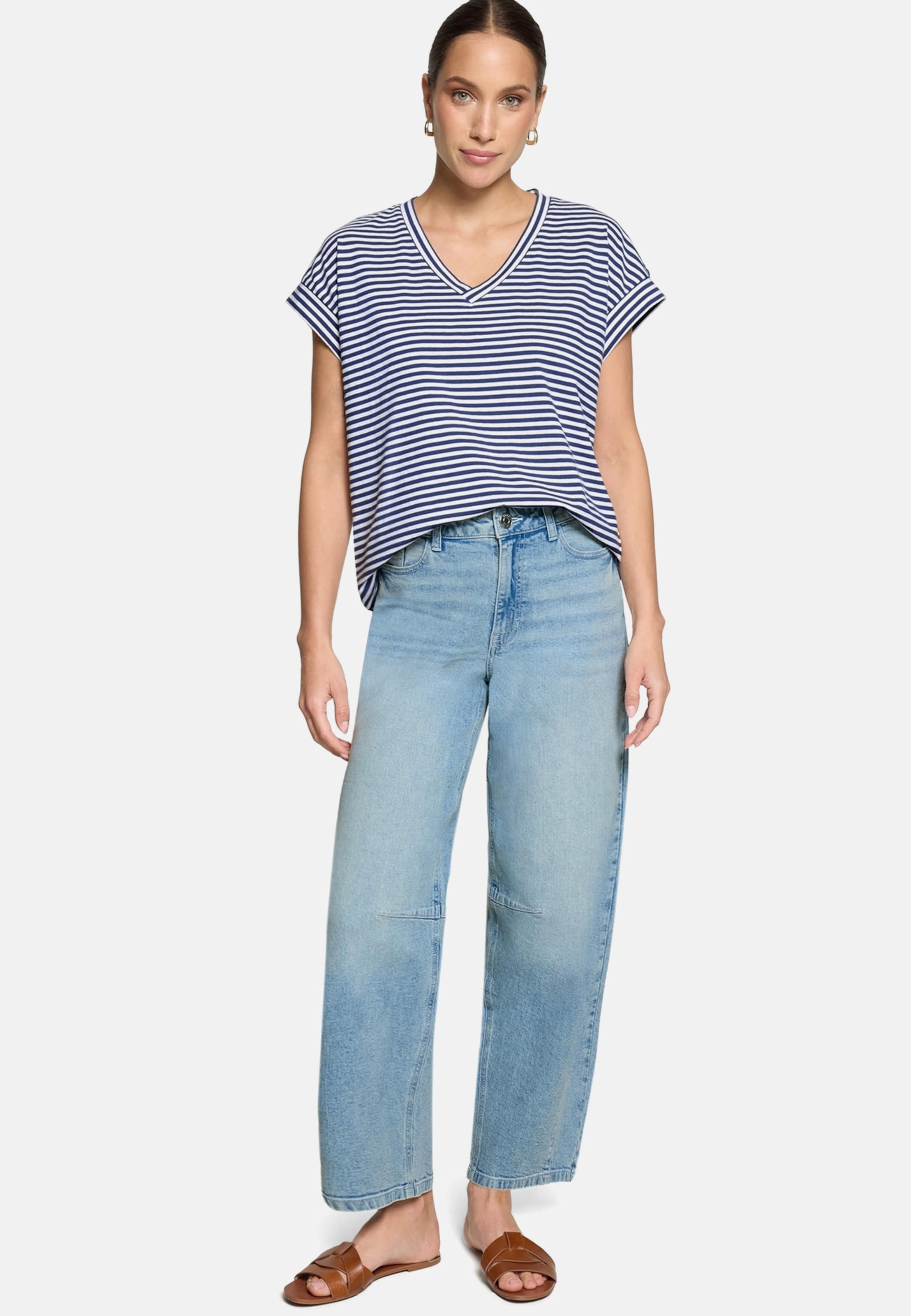 zero Skinny Jeans in Blauw: voorkant
