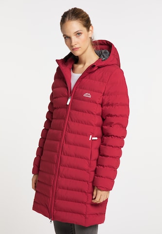 ICEBOUND Χειμερινό παλτό σε κόκκινο: μπροστά