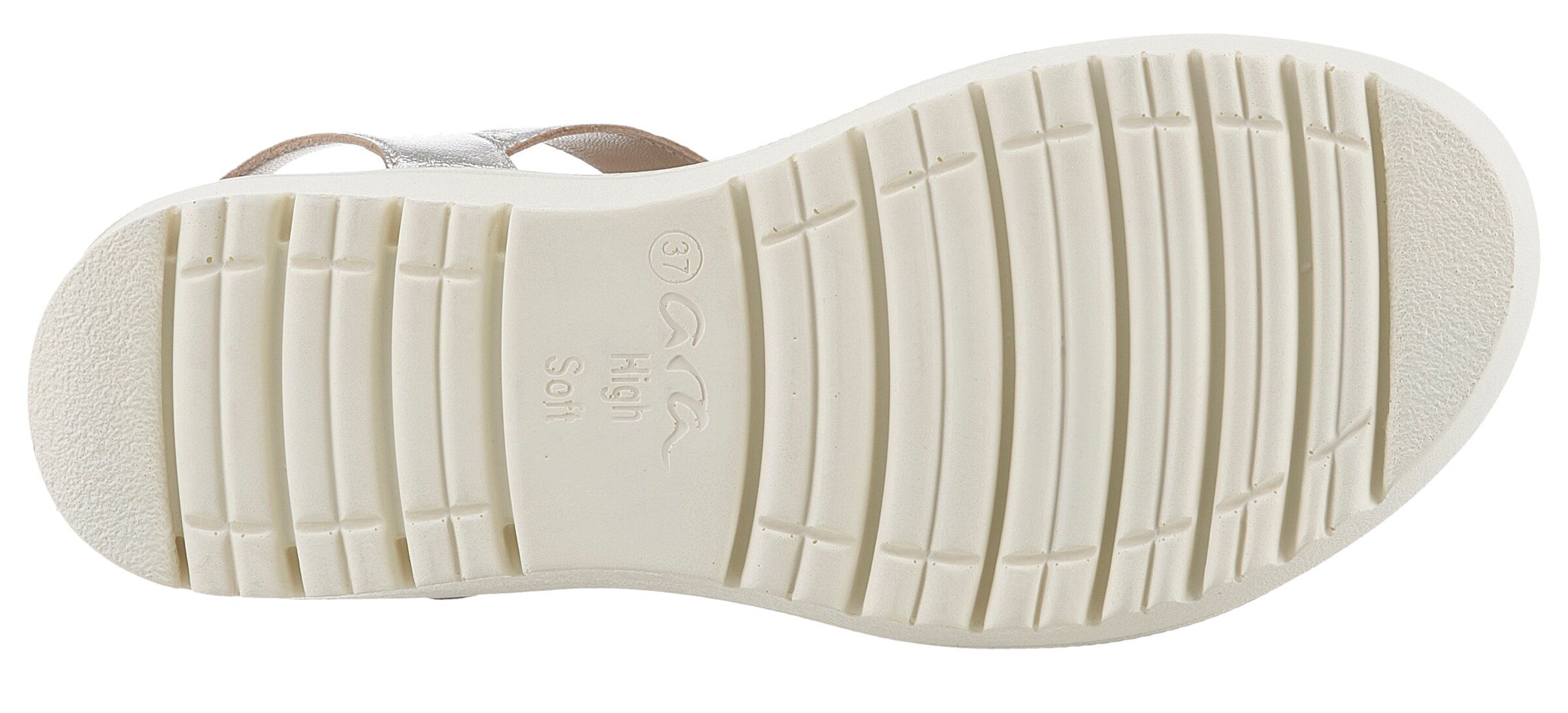 Sandalo 'Bilbao' di ARA in argento