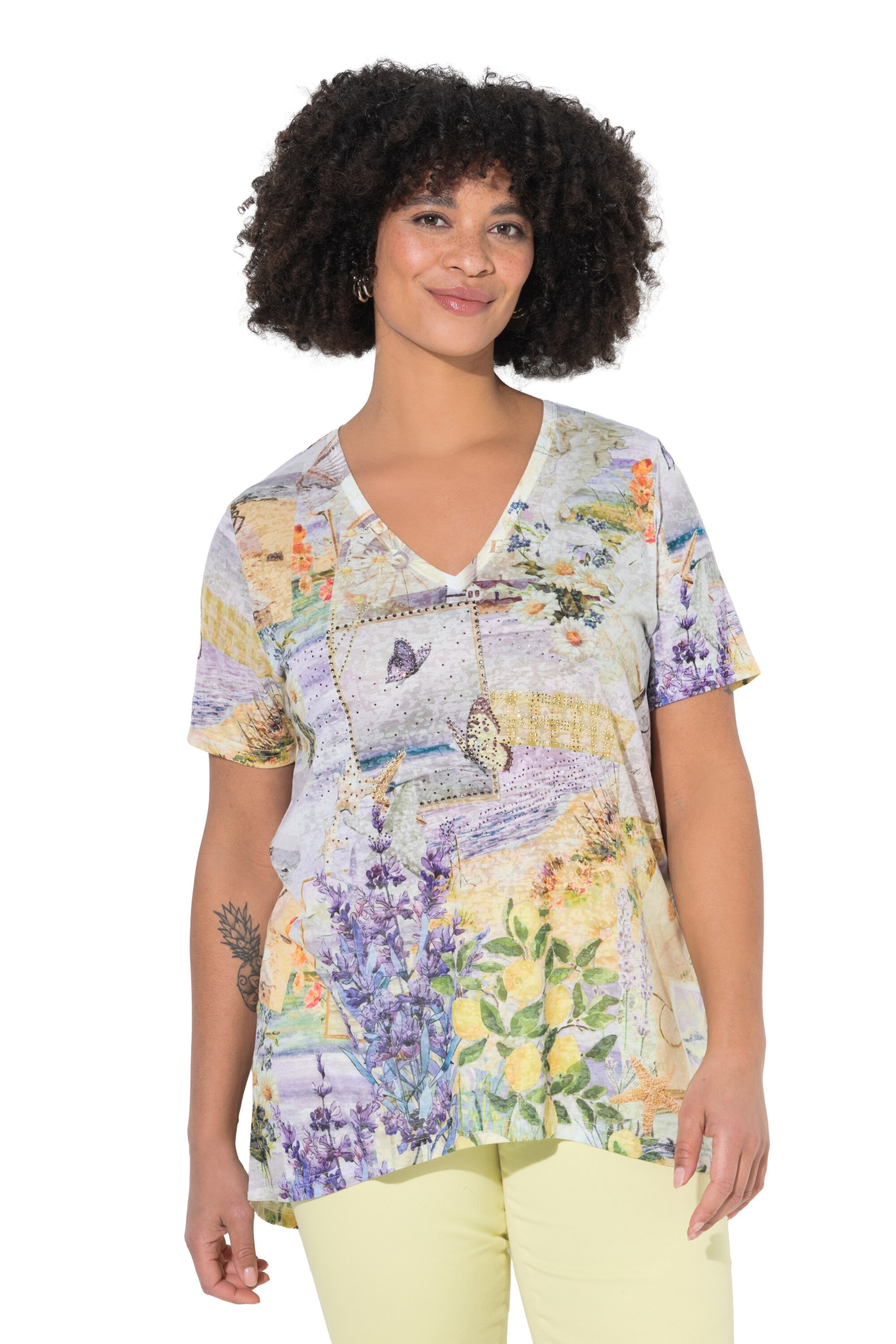 Angel of Style Shirt in Lila: Vorderseite