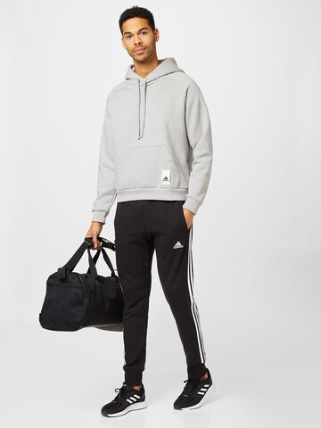 ADIDAS SPORTSWEAR Спортен блузон 'Lounge Fleece' в сиво