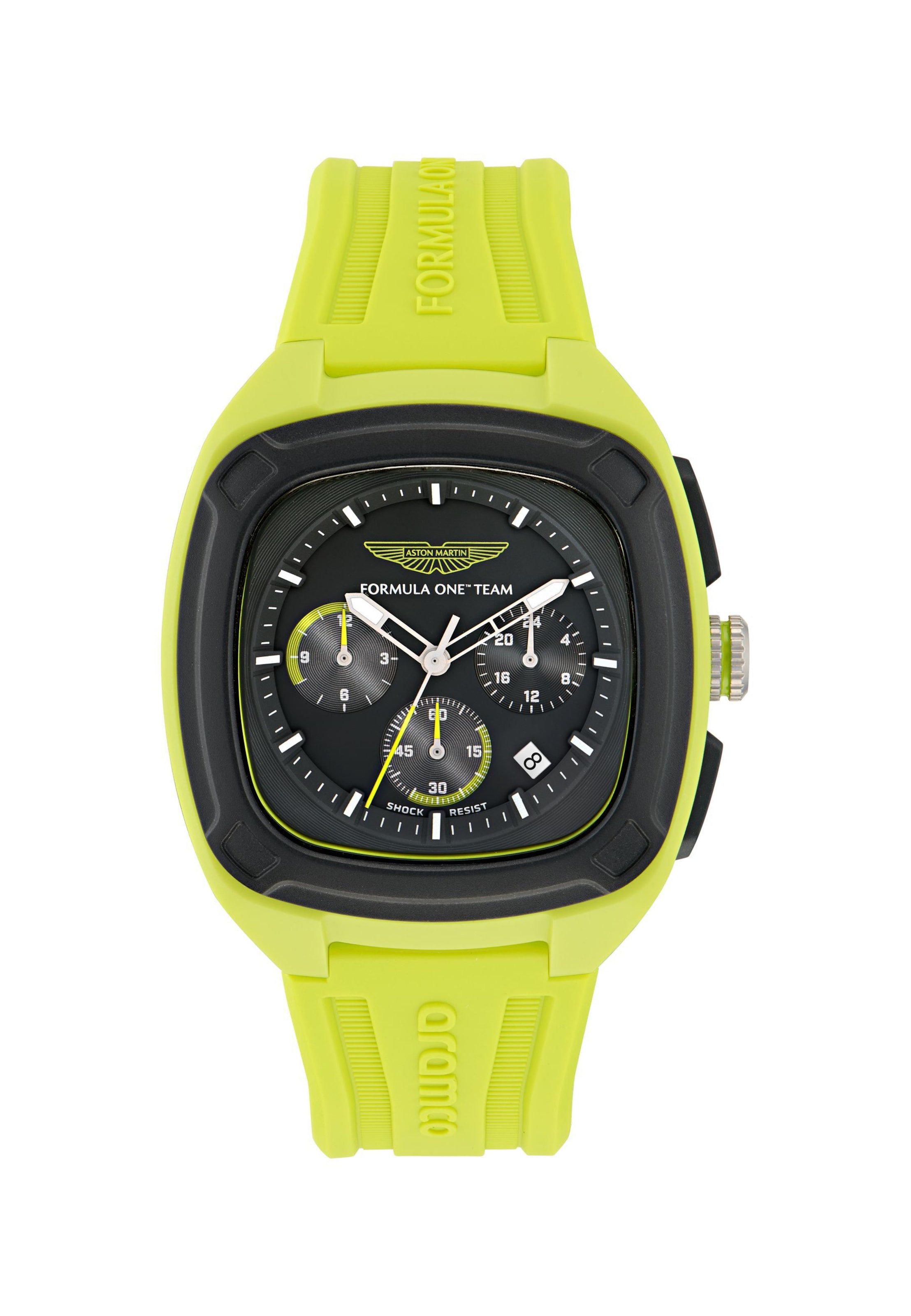 Aston Martin Analog watch 'Ovr W' in Green: front