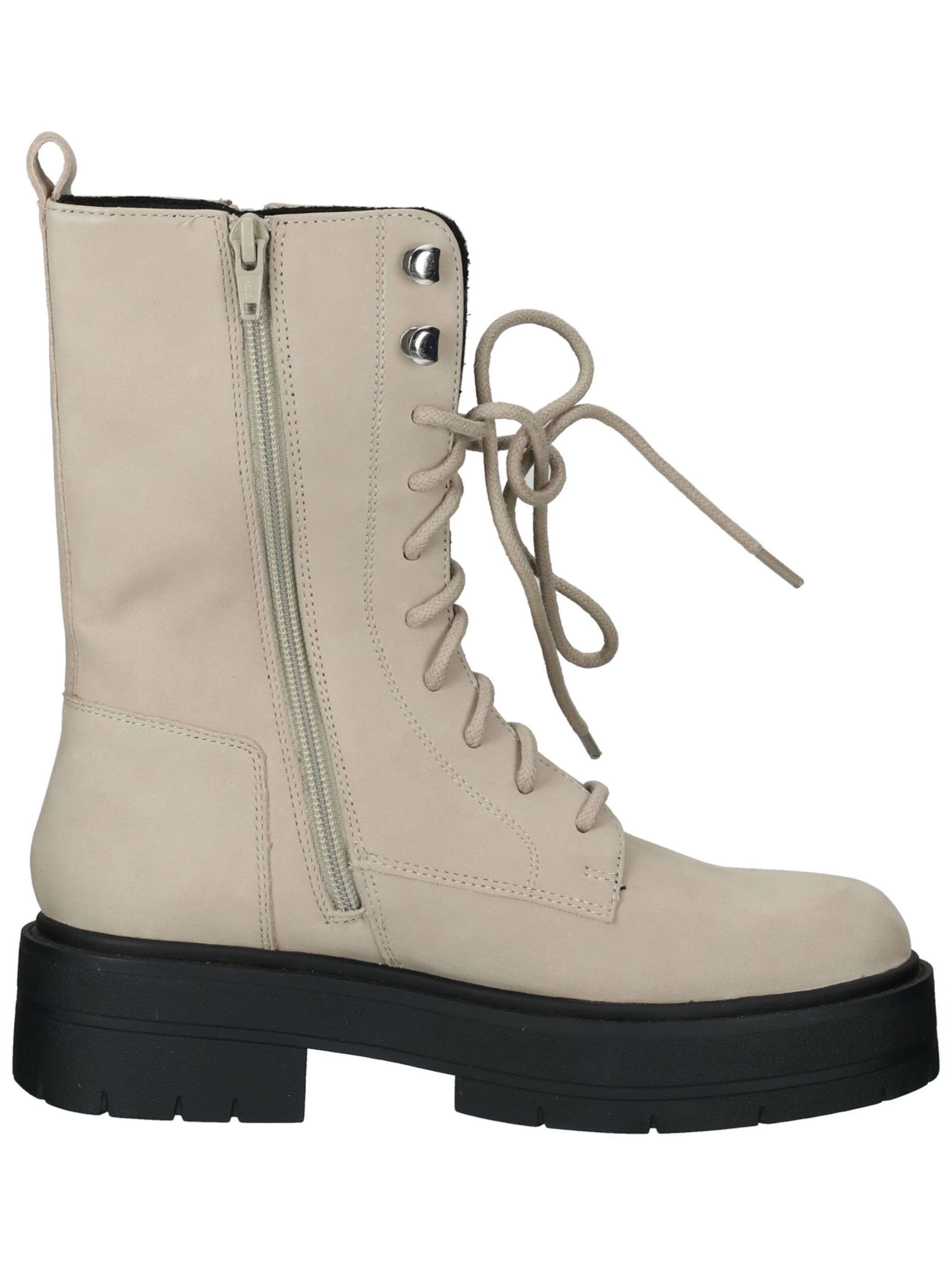 GEOX Schnürstiefelette in Beige