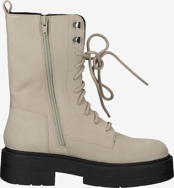 GEOX Lace-Up Ankle Boots in Beige