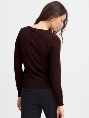 Fransa Knit cardigan in Brown