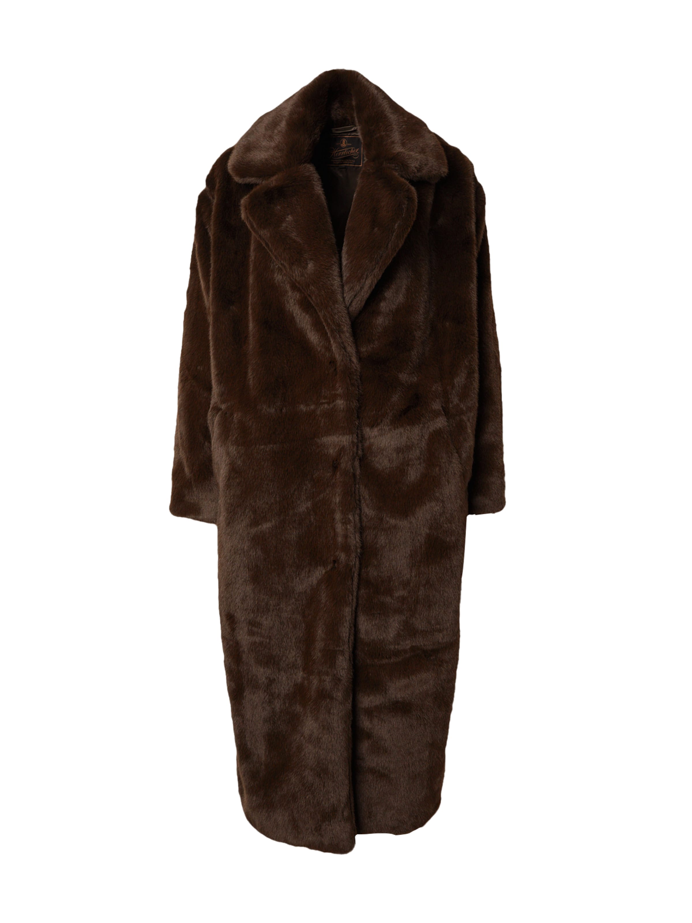 Herrlicher Wintermantel 'Tabby' in Bruin: voorkant