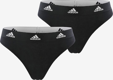 ADIDAS SPORTSWEAR Athletic Underwear ' Realasting Cotton ' in Black: front