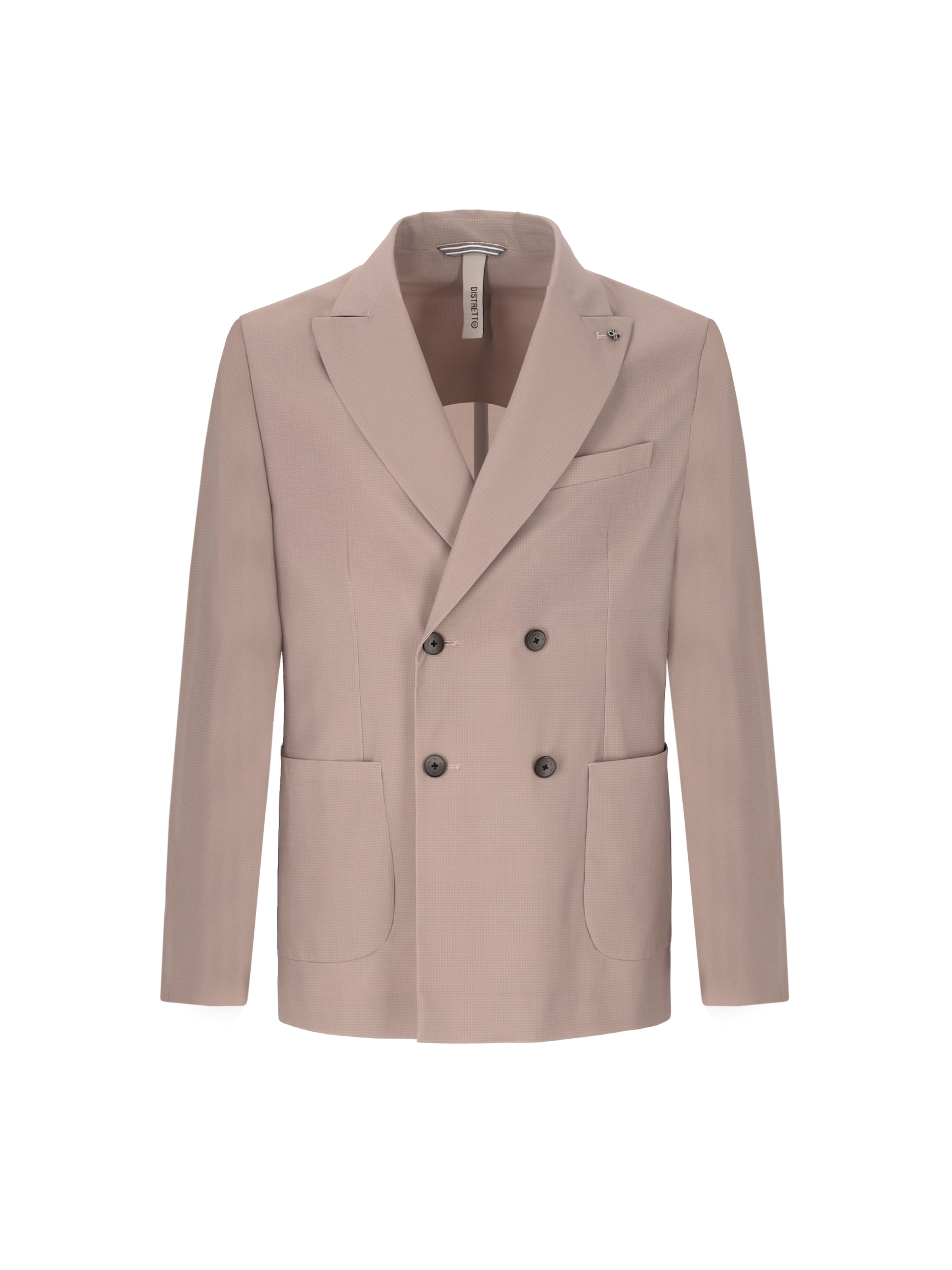 Coupe regular Veste de costume 'Sequoia' Distretto12 en beige : devant