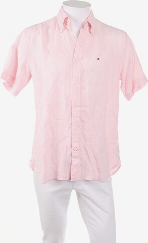 TOMMY HILFIGER Button Up Shirt in S in Pink: front